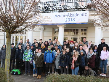 Gruppenfoto der Ausibildenden in Göbel's Azubi-Akademie 2018