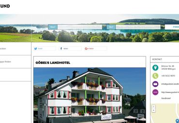 Bild zur News: Gastfreund App für Göbel’s Landhotel