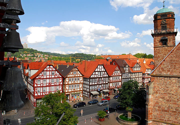 Fachwerkhäuser in der Rotenburger Altstadt 