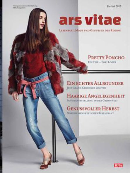 Titelblatt des Magazins "Ars Vitae" aus dem Herbst 2015