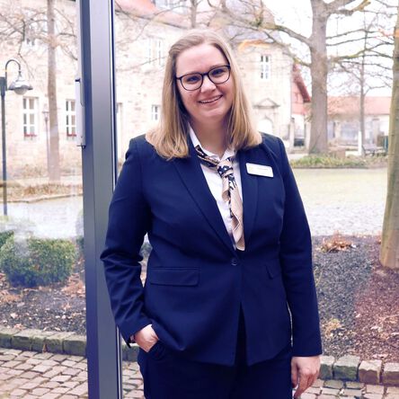 Tagungsbetreuerin Antje Größl.