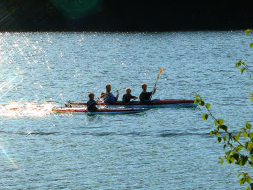 Kayak auf dem Edersee