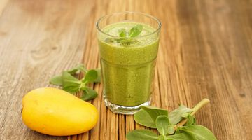 Grüner Smoothie im Hotel Quellenhof