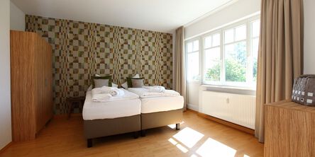 Schlafzimmer in der Ferienwohnung Bad Wildungen