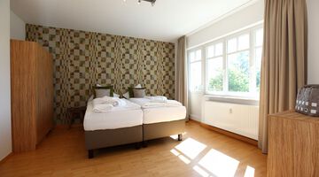Schlafzimmer in der Ferienwohnung Bad Wildungen