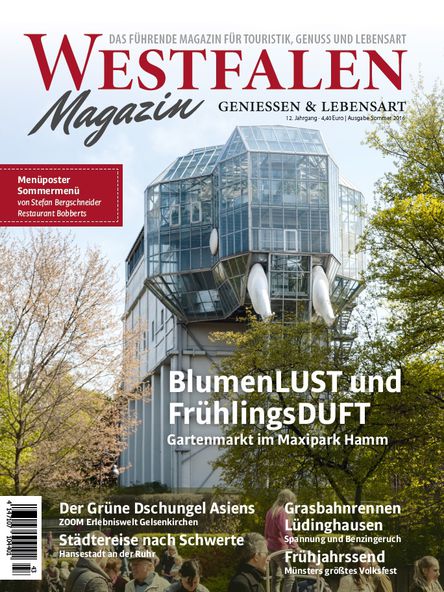Titelblatt des Magazins "Westfalen" aus dem Sommer 2016