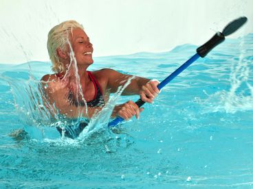 Spaß bei der Wassergymnastik