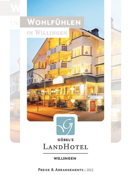 Titelseite der Preisbroschüre im Landhotel Willingen 