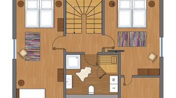 Grundriss des Premiumchalets