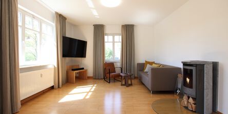 Ferienwohnung Wohnzimmer im Hotel Quellenhof