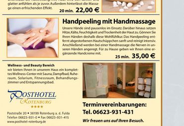 Bild zur News: Doppelte Freude beim Wellness in Rotenburg an der Fulda