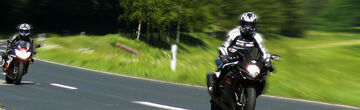 On the road on 2 wheels