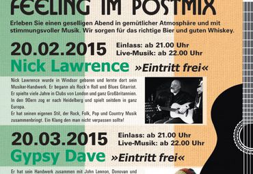 Bild zur News: Irish Pub, die nächste im Postmix am 20.03.2015.