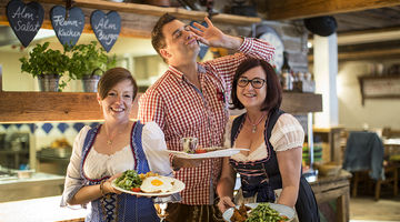 Mitarbeiter in der Dorfalm