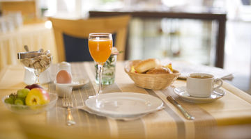 Frühstückstisch im Hotel zum Löwen