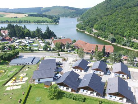 Der Chaletpark aus der Vogelperspektive