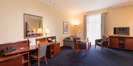 Superior Junior Suite im Altbau des Hotel Quellenhof