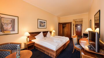 Komfort Doppelzimmer im Altbau des Hotel Quellenhof