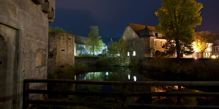 Göbel's Schlosshotel bei Nacht 