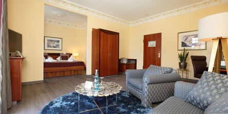 Geräumige Junior Suite im Göbel's Hotel Bad Wildungen