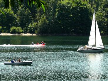 Segelbote auf de Edersee