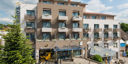 Außenansicht des Posthotel Rotenburg