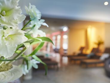 Blumendeko im Hotel Quellenhof