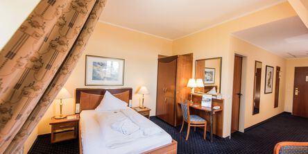 Standard Einzelzimmer im Hotel Quellenhof