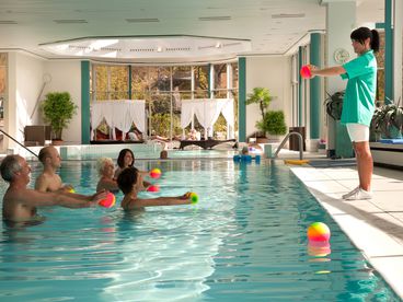 Wassergymnastik im Wellnesshotel Quellenhof