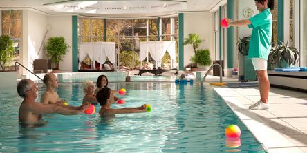 Wassergymnastik im Wellnesshotel Quellenhof