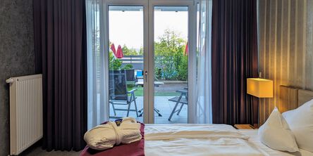 Suite mit Gartenblick im Hotel Bad Wildungen