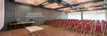 großer Tagungsraum in Göbel's Tagungshotel Rodenberg in Hessen