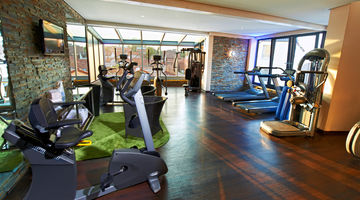 Fitnessraum in Göbel's Schlosshotel 