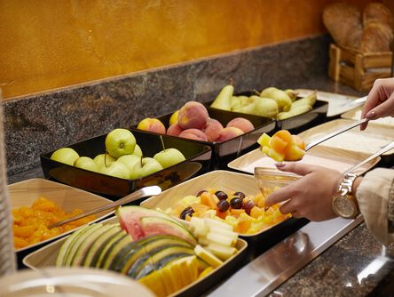 Obstauswahl am Buffet 