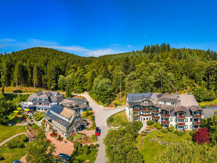 Luftaufnahme des gesamten Hotelgeländes