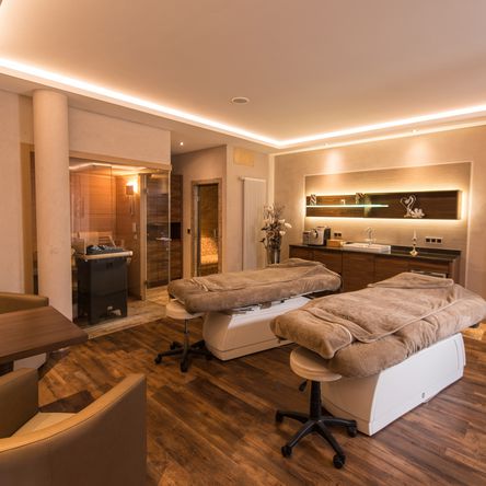 Private Spa mit Sauna im Hotel Quellenhof