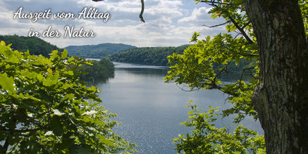 Edersee mit Schriftzug