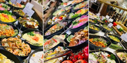 Buffettauswahl im Hotel Quellenhof 