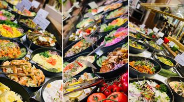 Buffettauswahl im Hotel Quellenhof 