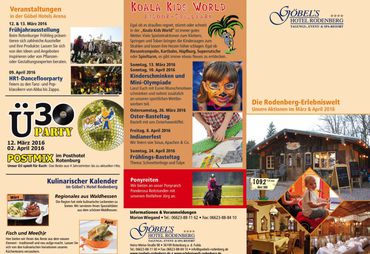 Bild zur News: Die Rodenberg - Erlebniswelt im März und April