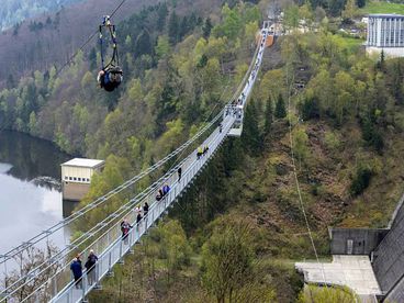 Die weltweit längste Fußgänger-Hängebrücke im Harz