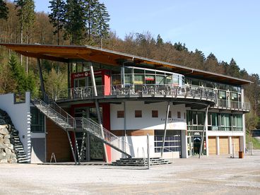 Außenansicht des Café Aufwind 