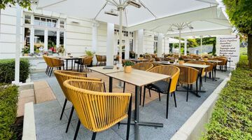 Außenterrasse im Hotel Bad Wildungen