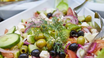 Salat mit frischem Gemüse