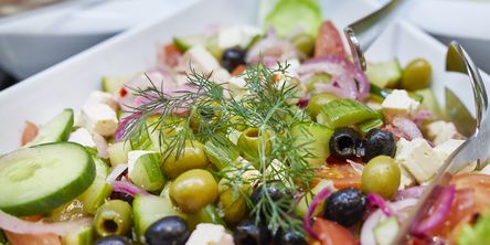 Salat mit frischem Gemüse