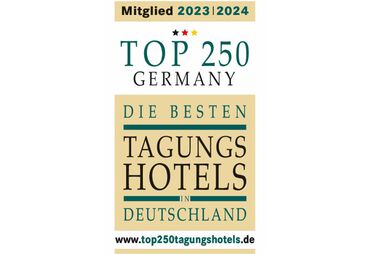 Bild zur News: Top 250: Auszeichnung als eines der besten Tagungshotels in Deutschland