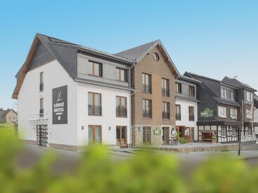 Außenansicht des Lodge Hotel Winterberg
