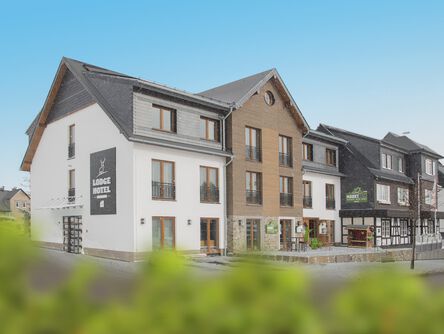 Außenansicht des Lodge Hotel Winterberg