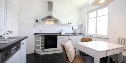 Küche in der Ferienwohnung des Hotels Bad Wildungen