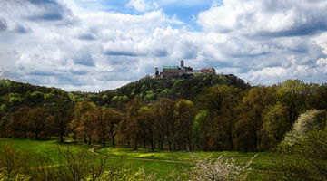 Die Wartburg aus der Ferne